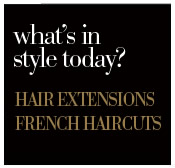 whats in style today? french layering, french haircuts
