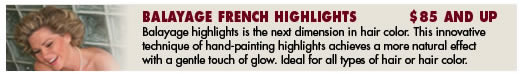 french highlights, Cuts, Foils, Hair Glossing
